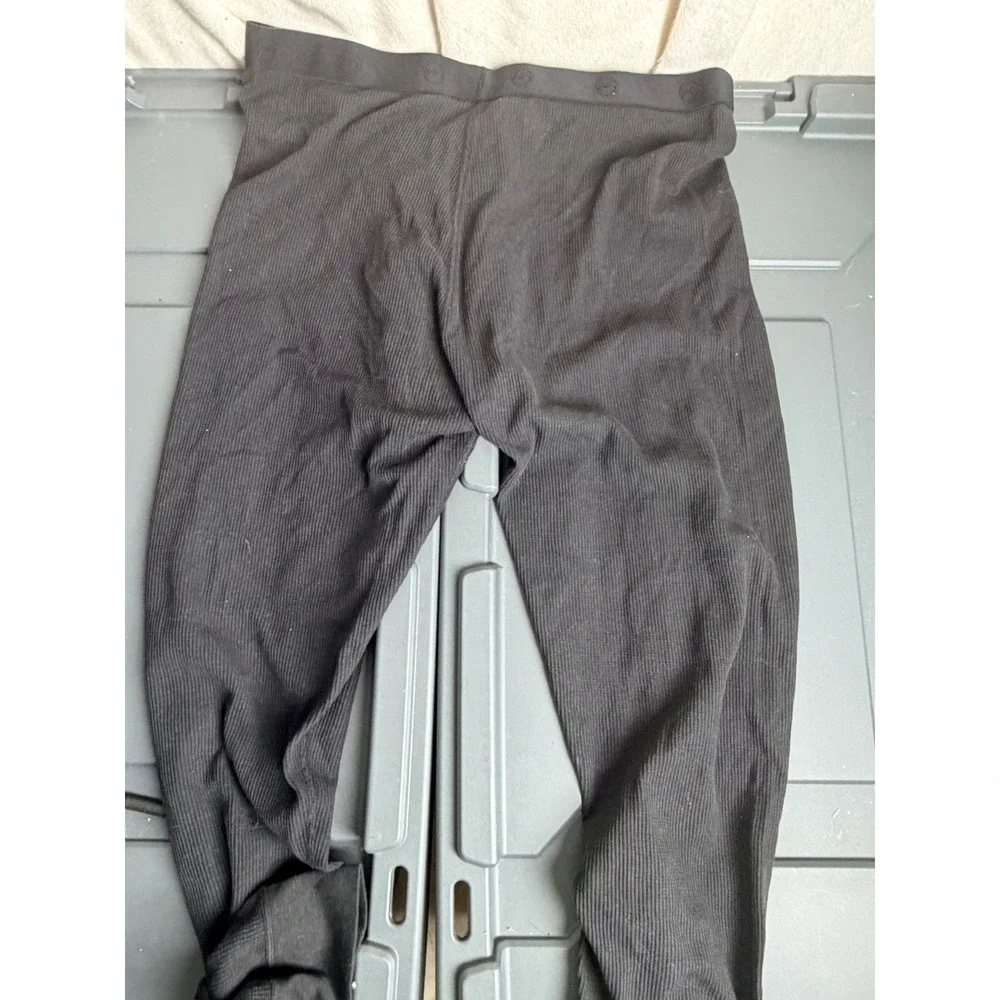 Magellan Outdoors Mens Thermal Base Layer Pants Black Waffle Knit 2XL Long Johns